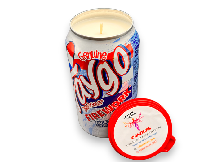 Faygo Fireworks 12 oz Candle