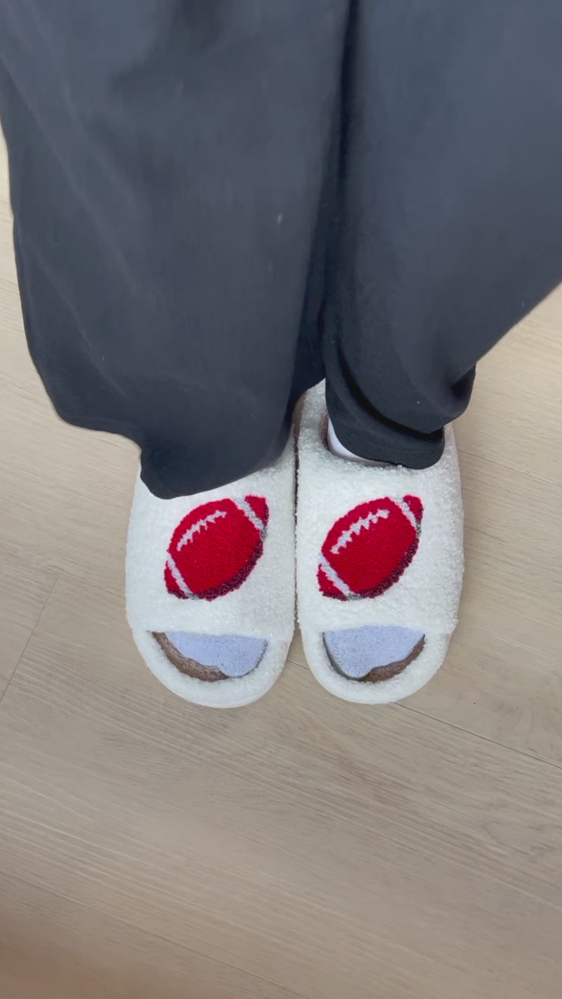 Football Open Toed Slippers