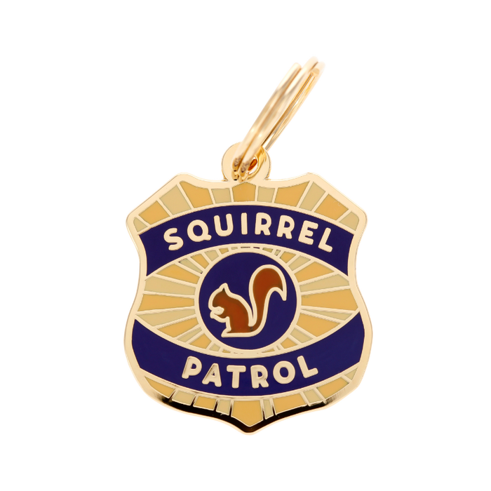 Squirrel Patrol Pet ID Tag