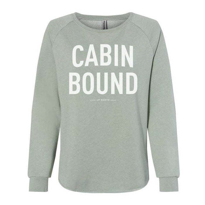 Cabin Bound Crewneck in Sage