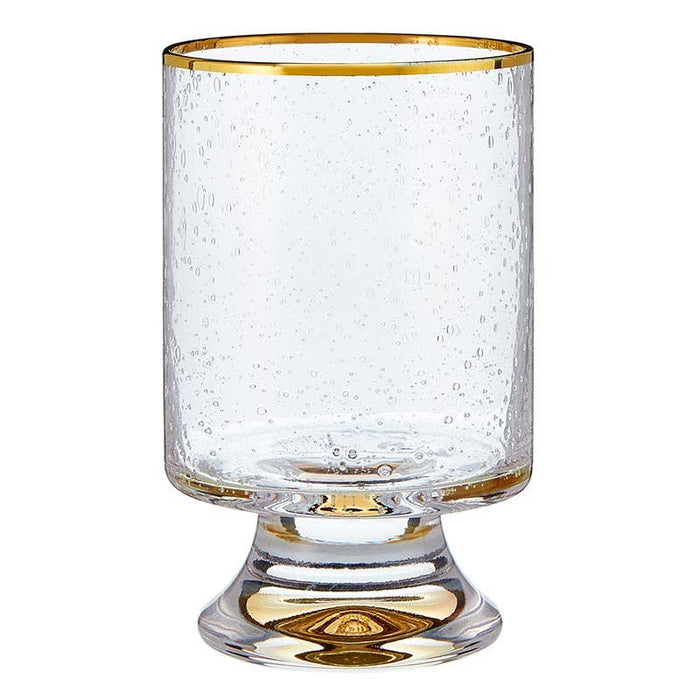 Gold Rimmed Old Fashioned Glass