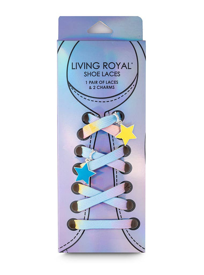 Star Shoelaces + Charm Set