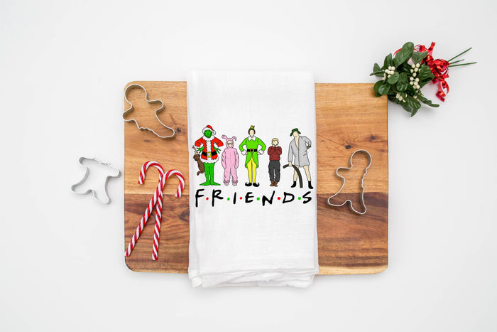 Friends Christmas Kitchen Towel