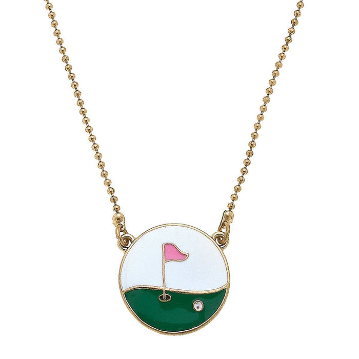 Hole in One Golf Necklace