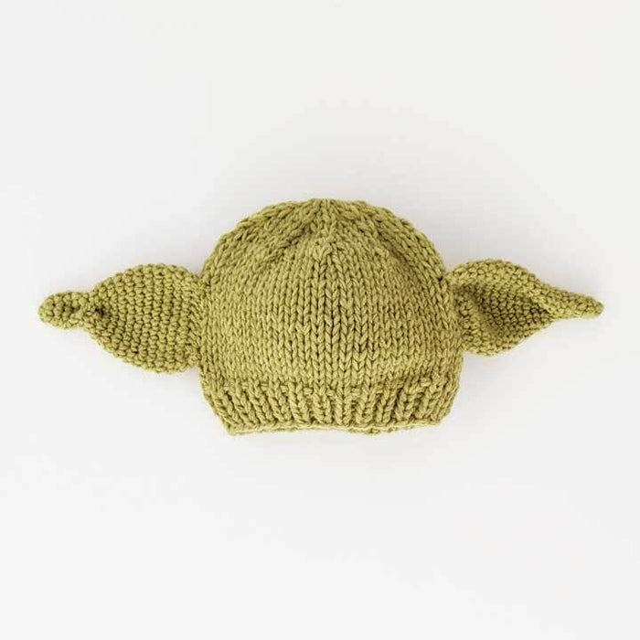 Green Alien Yoda Kid's Knit Beanie Hat