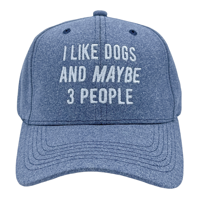 I Like Dogs And Maybe 3 People Hat